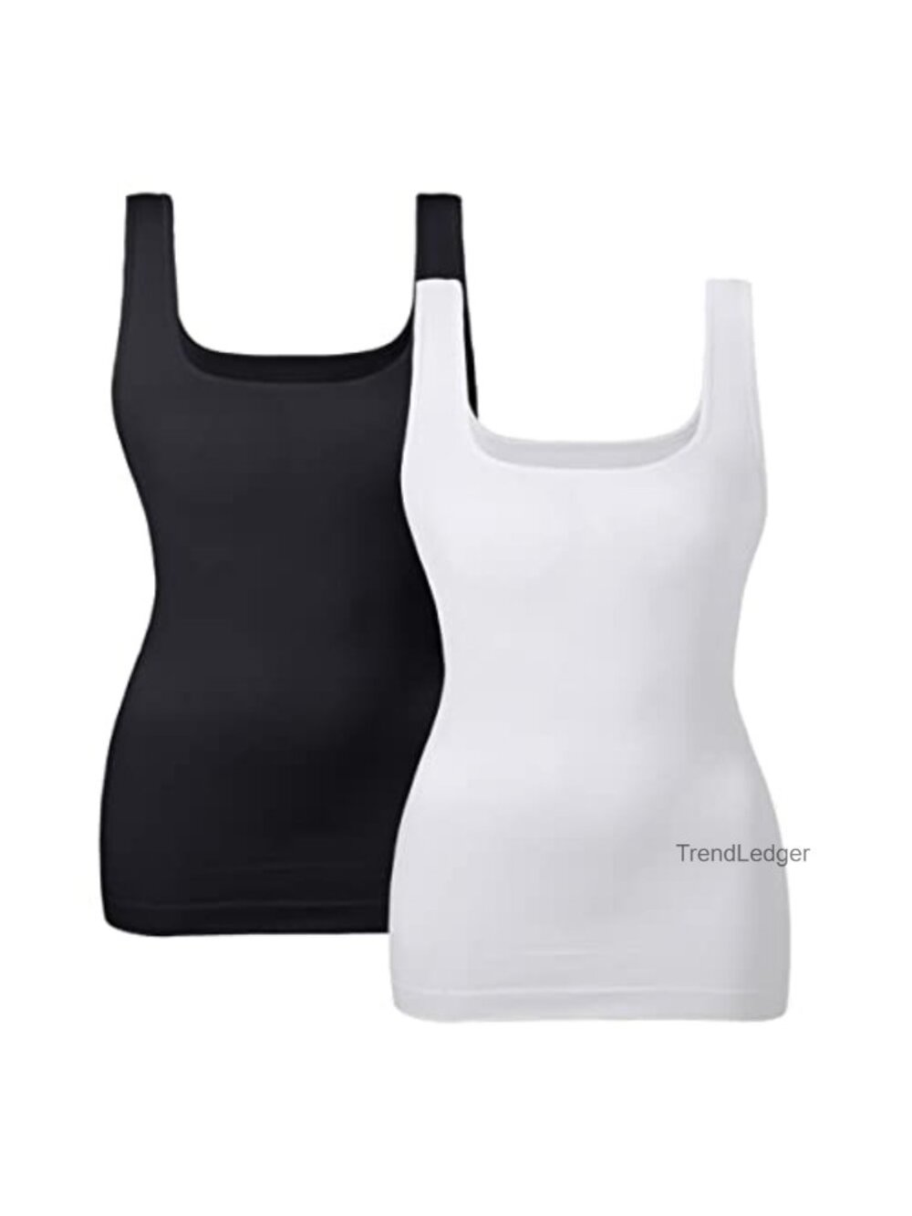 Seamless Tummy Control Shapewear Tank Top Square Neck Compression Camisole